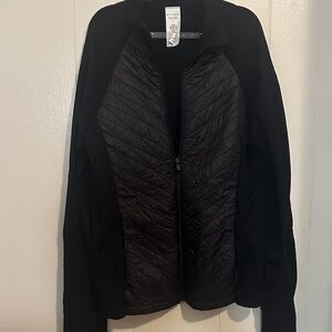 Athleta Black Quilted Puff Jacket